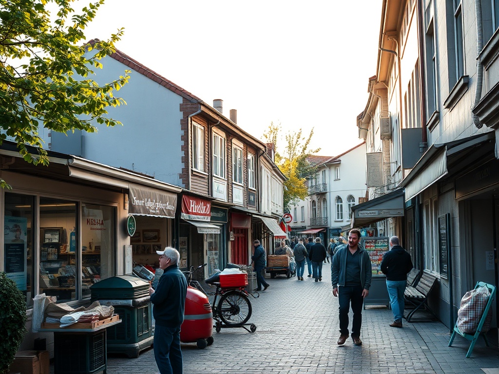 Mapa Wisły z zaznaczonymi potencjalnymi obszarami inwestycji finansowanych z dotacji