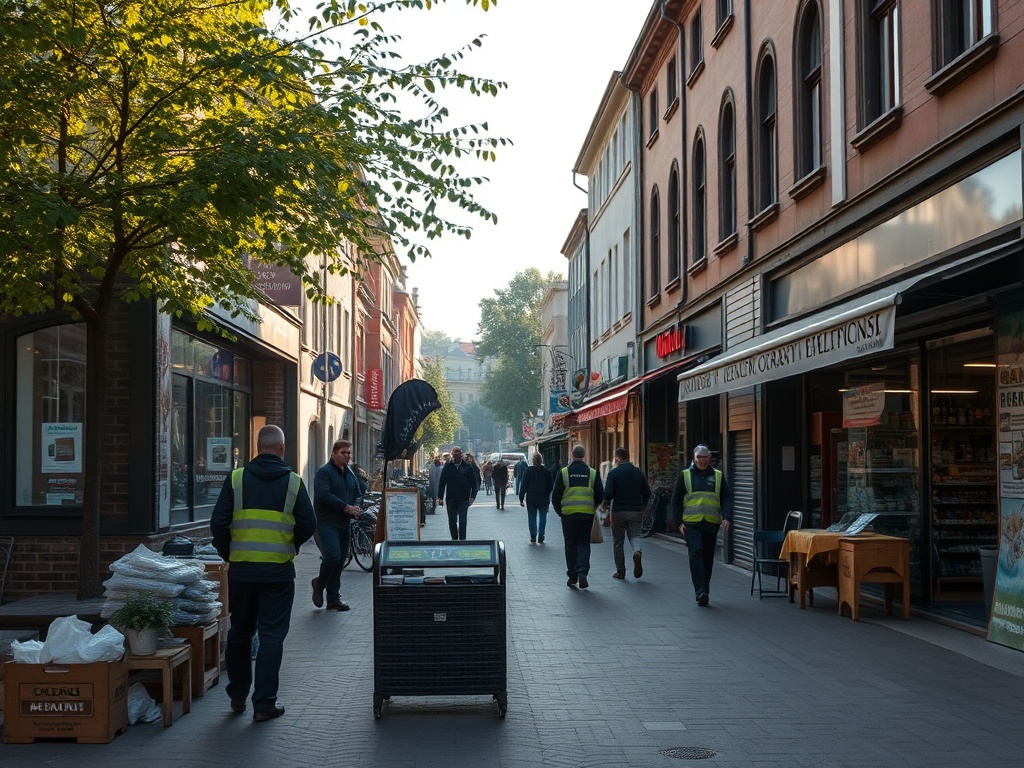 Ilustracja symbolizująca dotacje i rozwój gospodarczy miasta Wisła