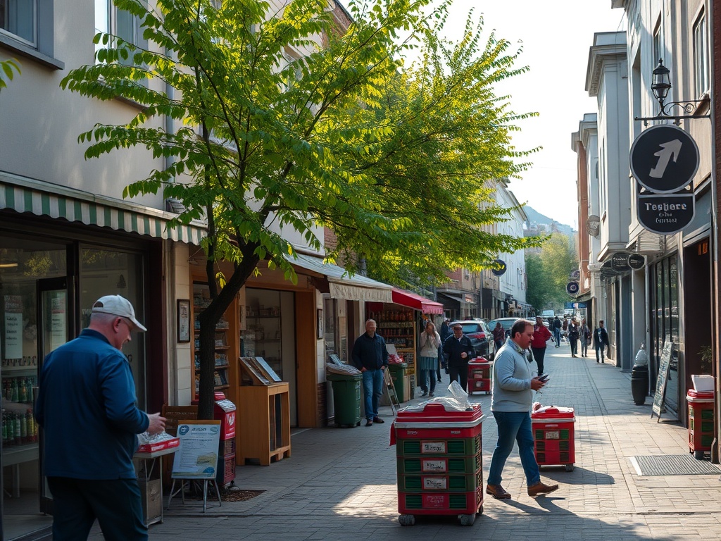 Mapa turystyczna Wisły z zaznaczonymi atrakcjami, symbolizująca dotacje dla Wisły